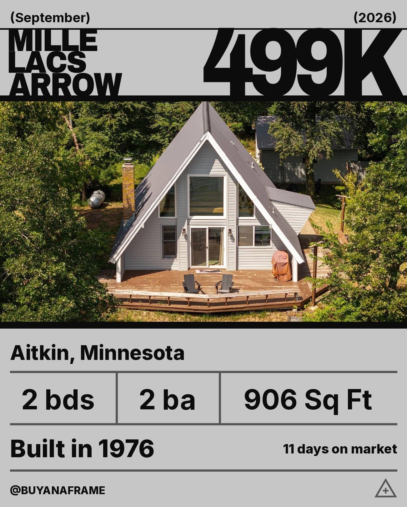 Aitkin sits on the west side of Mille Lacs, the second-largest lake wholly inside Minnesota and the one the Twin Cities